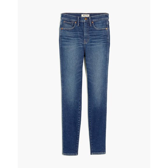 Madewell Size 25 10" High-Rise Skinny Jeans in Winston Wash High Rise AL652 New - Picture 14 of 14